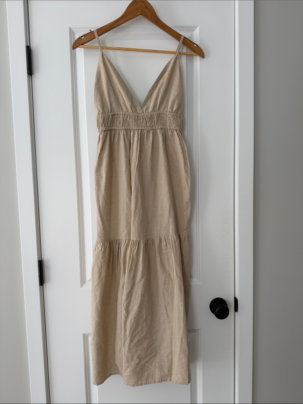 🆕 SIM & SAM Linen Blend Maxi Dress